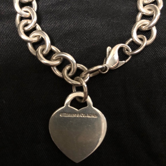 ***SOLD***Tiffany Heart Tag Charm Bracelet - Picture 5 of 5